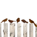 4-Pack Rusty Metal Bird Garden Decorations – Retro Iron Art Garden Decor Qst Default Title