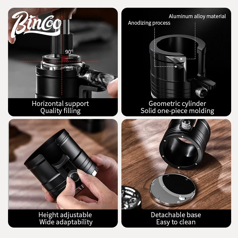 Bincoo Aluminum Coffee Tool Stand – 51/58mm Tamping Base & Rest Coffee Tool Stand Qst