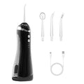 Peicon Portable Water Flosser – 3 Modes, USB Rechargeable Cordless Oral Irrigator Qst black