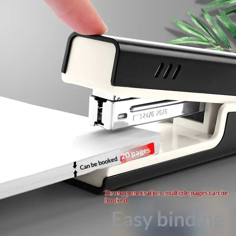Mini Heavy Duty Stapler 24/6 26/6 – Smooth Paper Binding Office Stapler Qme