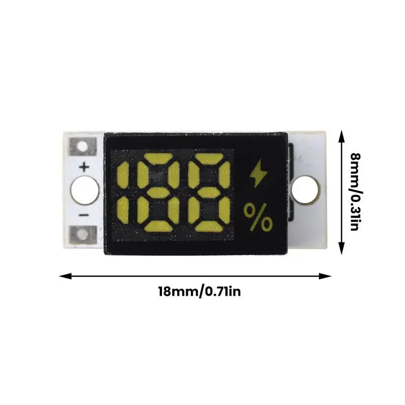 Precision LED Battery Meter 1S-4S | DIY Electronics Hobbyists LED Battery Meter Qme