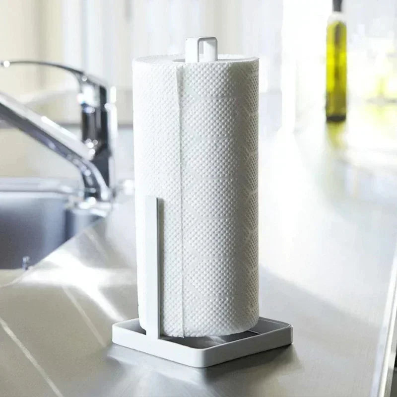 Metal Paper Towel Holder Stand – Kitchen & Bathroom Rack Paper Towel Holder Qme