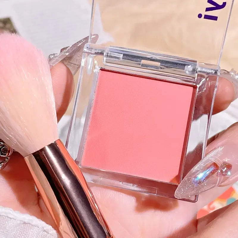 Qme Monochrome Blush Palette – Matte Rouge Contour & Highlight Blush Contour Palette Qme