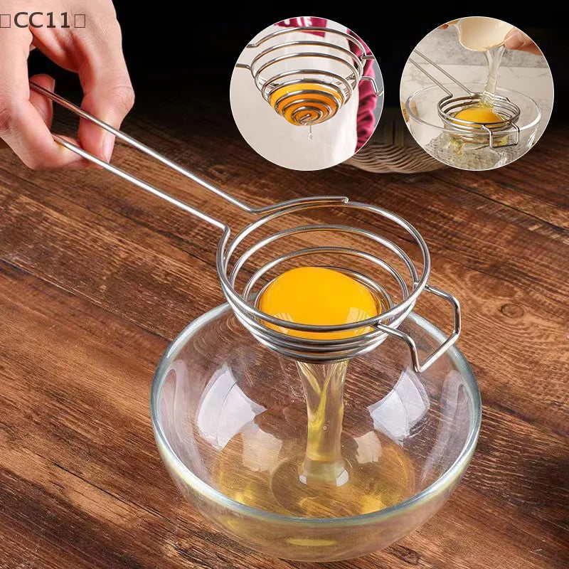 Stainless Steel Egg Yolk Separator & Egg White Divider Tool Egg Yolk Separator Qme
