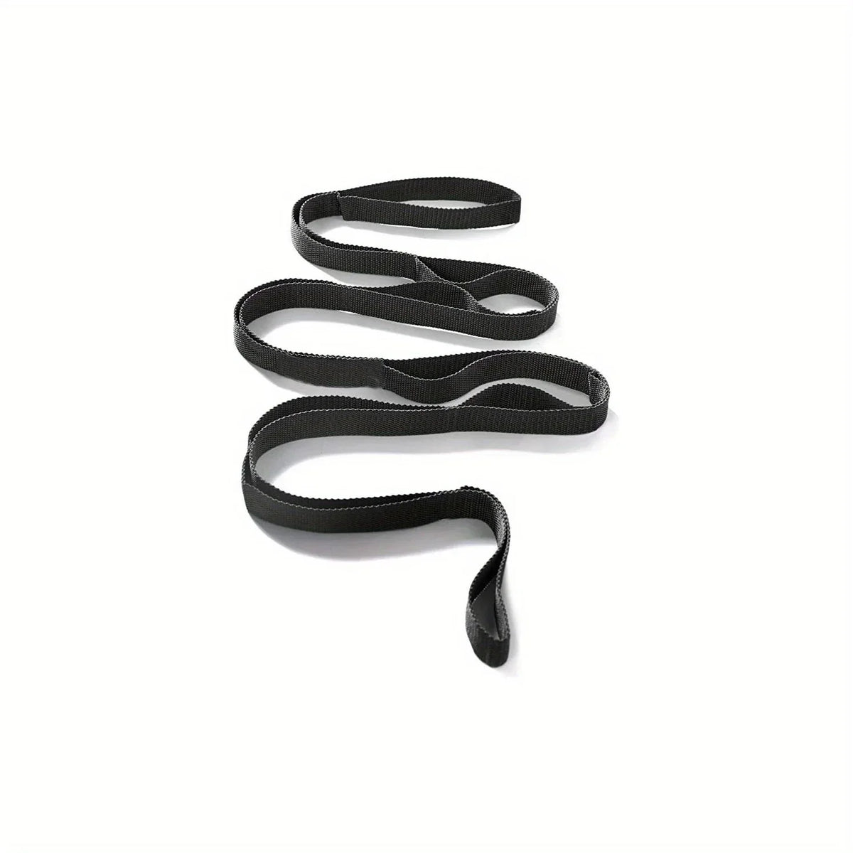 10 Loop Non-Elastic Yoga Stretching Strap with Workout Guide Yoga Stretching Strap Qme