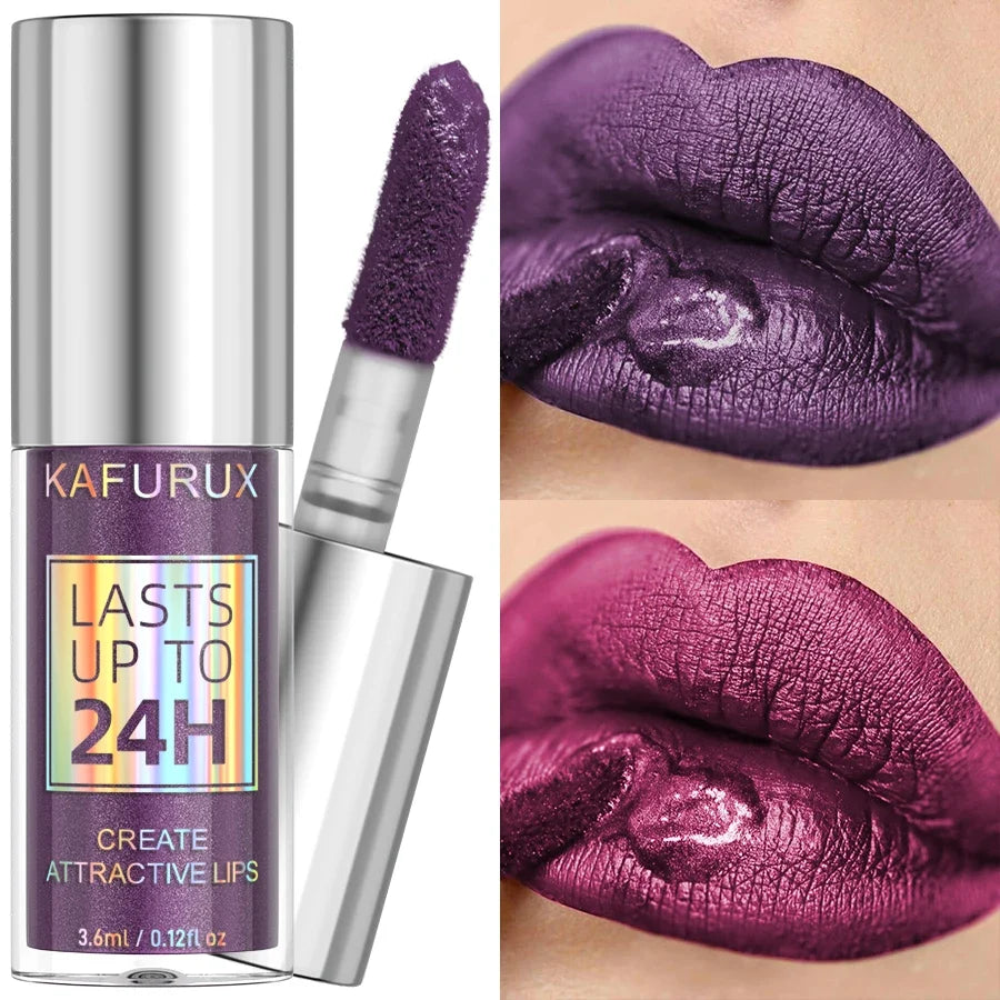 20-Color Matte & Glitter Liquid Lipstick Set – Waterproof Lip Gloss Liquid Lipstick Set Qme