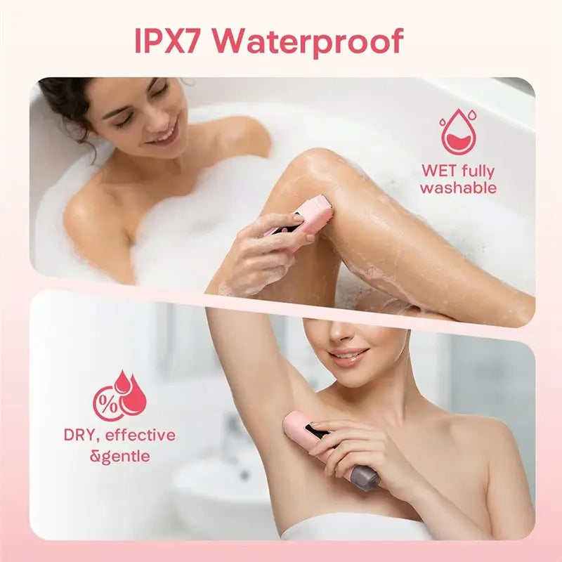 B15C Women's Electric Trimmer IPX7 Waterproof USB-C LED Women's Electric Trimmer Qst