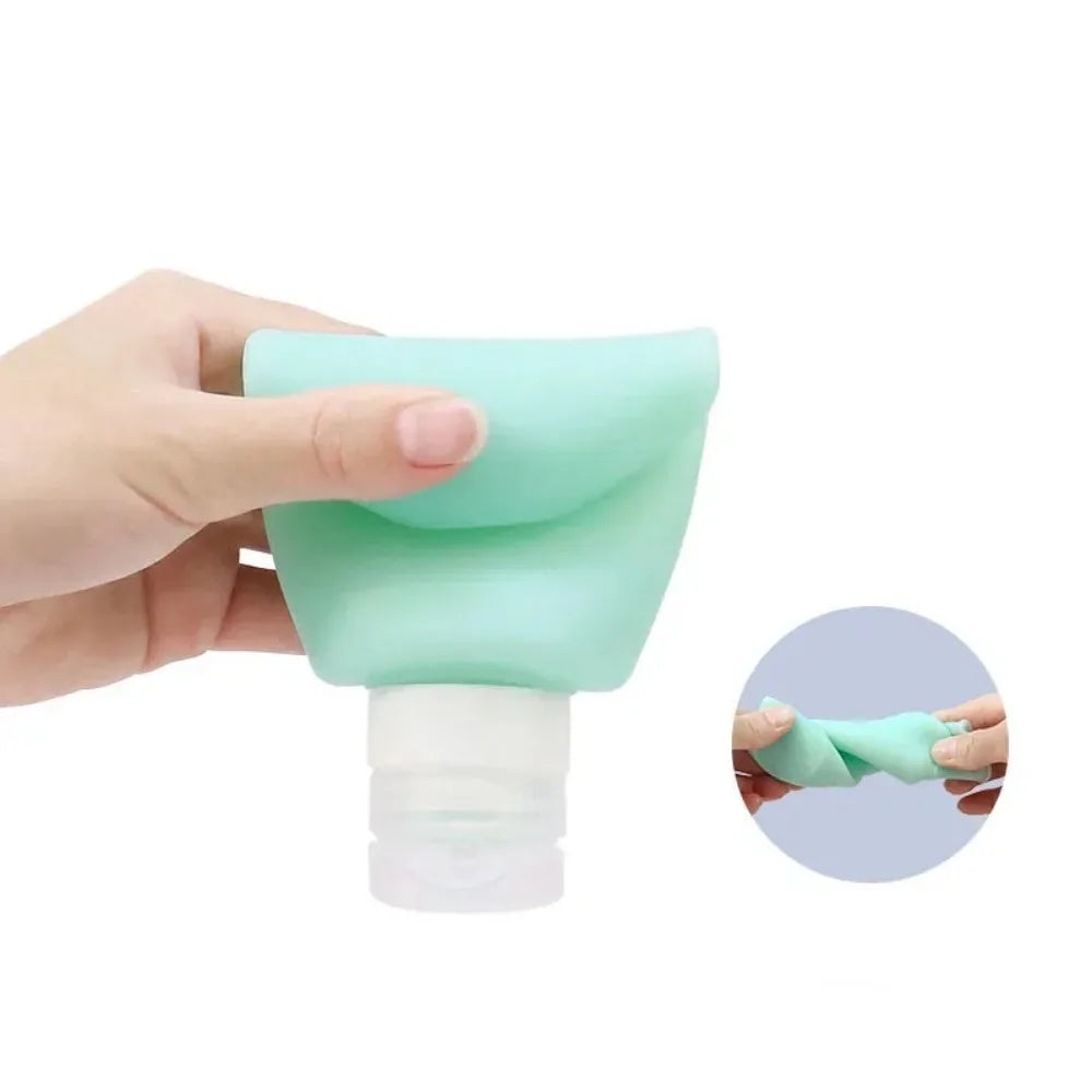 200ml Silicone Refillable Travel Bottle – Shampoo, Lotion & Gel Refillable Travel Bottle Qme