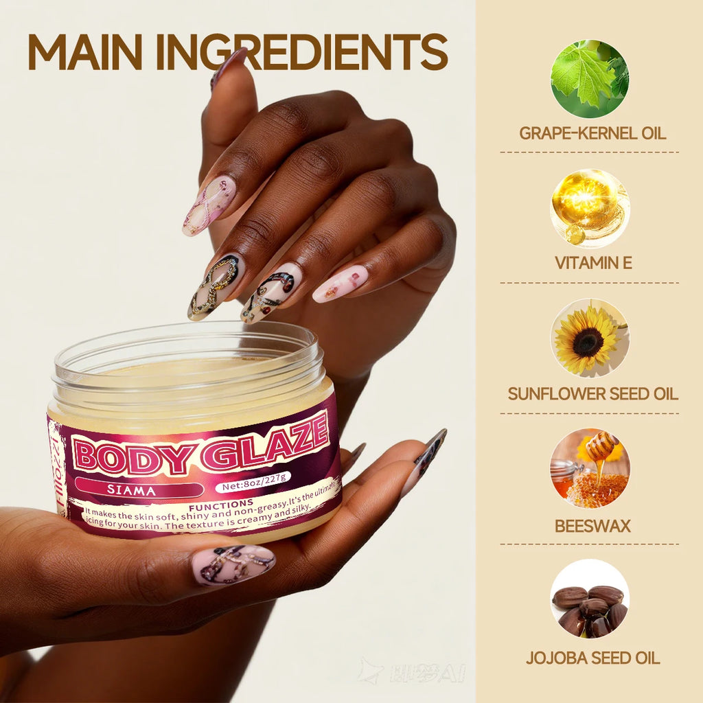 Body Glaze Cream – Brightening Moisturizer with Seed Oils Body Moisturizer Cream Qst