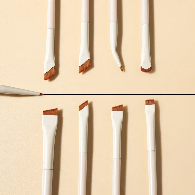 Precision Blade Eyeliner & Eyebrow Brush | Fine Oblique Tip Eyeliner Brush Qme