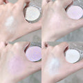 SHAQINUO Pearlescent Shimmer Highlight Powder Palette – 5 Shades Shimmer Highlighter Palette Qme N1009-01-02-03-04