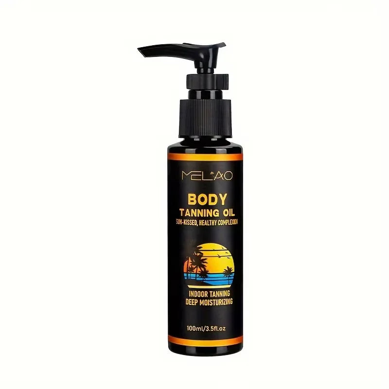 MELAO Tanning Oil – Sun Tan Intensifier with Moisturizing Oils Tanning Oil Qme