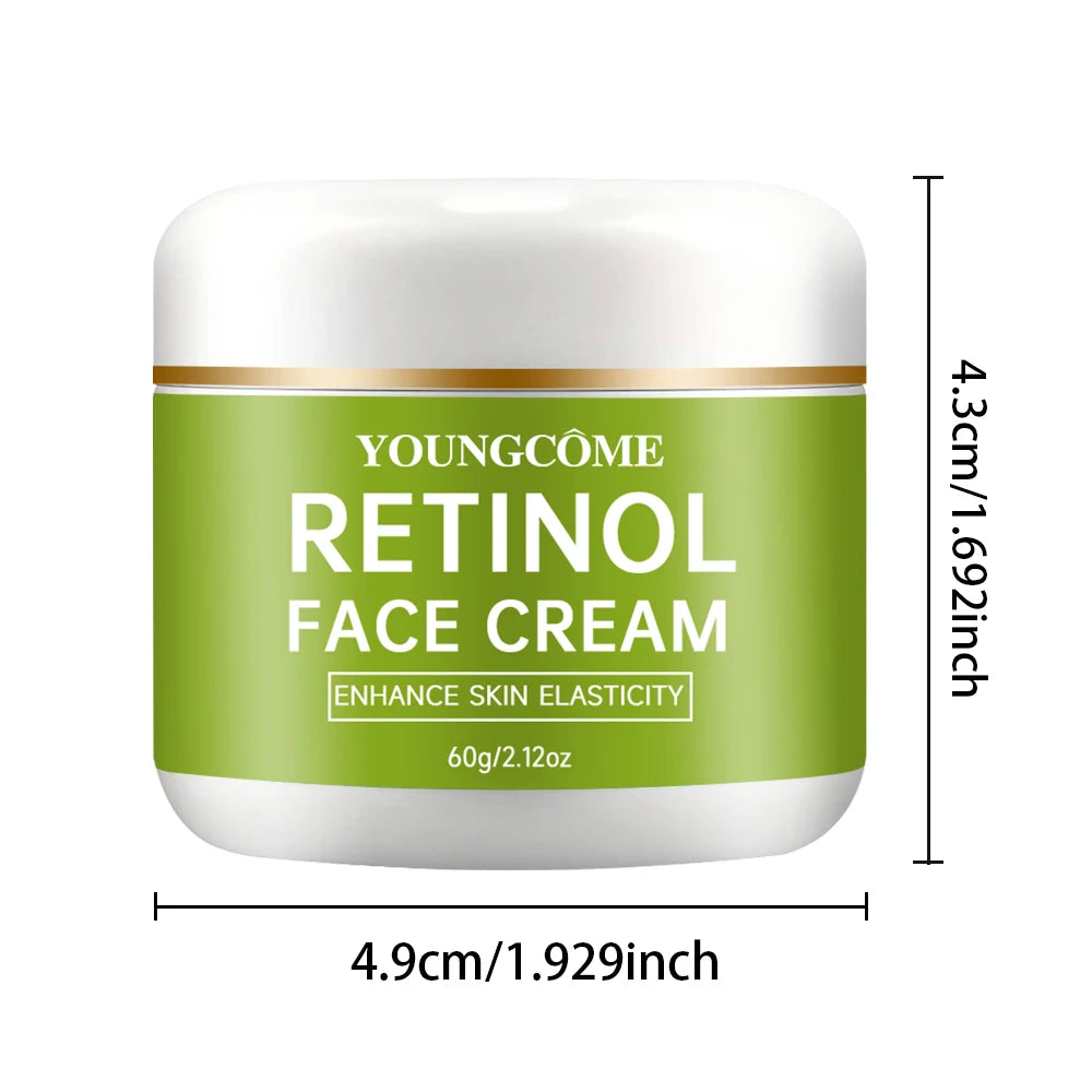 YOUNGCOME Retinol Face Cream – Brighten & Firm Skin | 30g/60g Retinol Face Cream Qst 60g