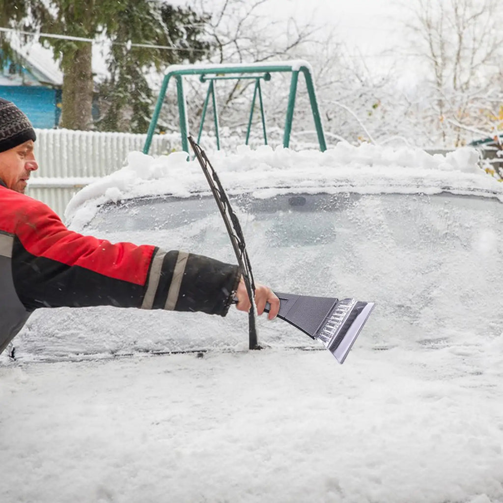 2-in-1 Winter Car Snow Shovel Glove – Waterproof Scraper Snow Scraper Glove Qme