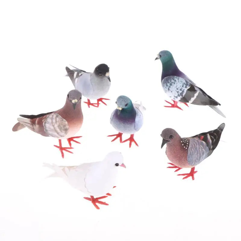 Artificial Dove Decor – Realistic Bird Prop for Photography Decorative Bird Figurine Qst