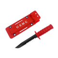 Swayboo Mini Neck Knife Sawtooth Fixed Blade – Camping Survival Fixed Blade Knife Qst Red Sawtooth