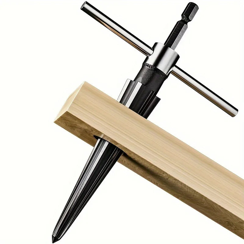 Carbon Steel Hex Cone Hole Cutter – Wood Metal Plastic Cone Hole Cutter Bit Qme