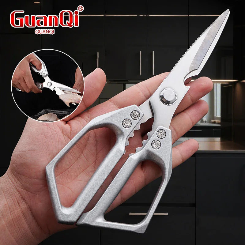 Heavy-Duty Kitchen Shears – Sharp Poultry & Bone Scissors Kitchen Shears Qst