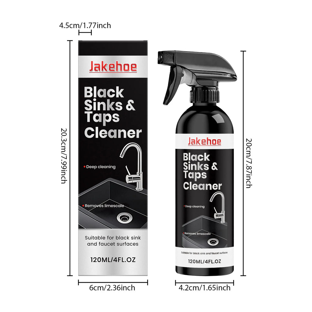 JAKEHOE 120ml Limescale & Water Stain Remover Spray Descaling Spray Qst