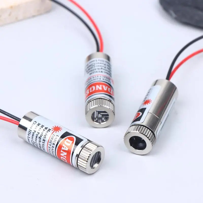 650nm 5mW Red Laser Diode Module – Point, Line & Cross 5V Laser Diode Module Qme