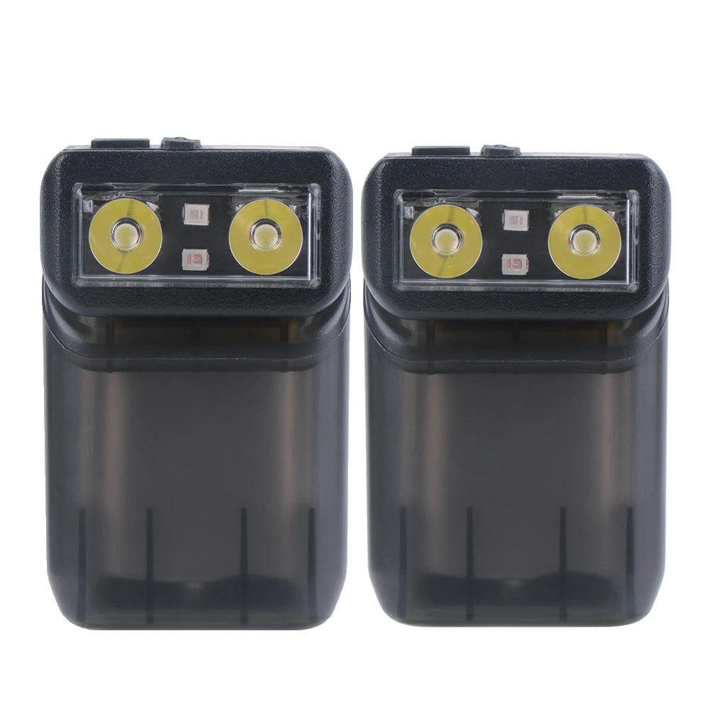 BORUiT LED Keychain Flashlight 180° Magnetic USB-C Rechargeable LED Keychain Flashlight Qst 2pc