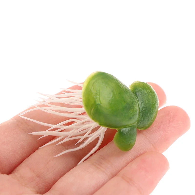 Artificial Floating Duckweed with Roots – 18 Pcs Aquarium Decor Aquarium Decor Plant Qme