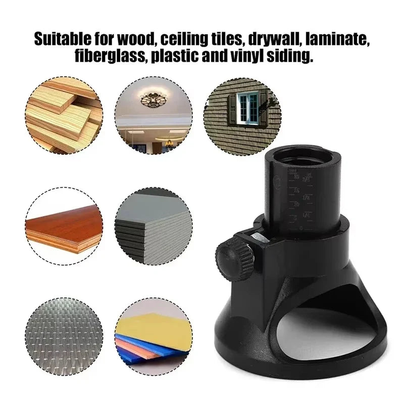 Rotary Router Milling Cutter Guide Attachment for Dremel Rotary Tool Attachment Qme