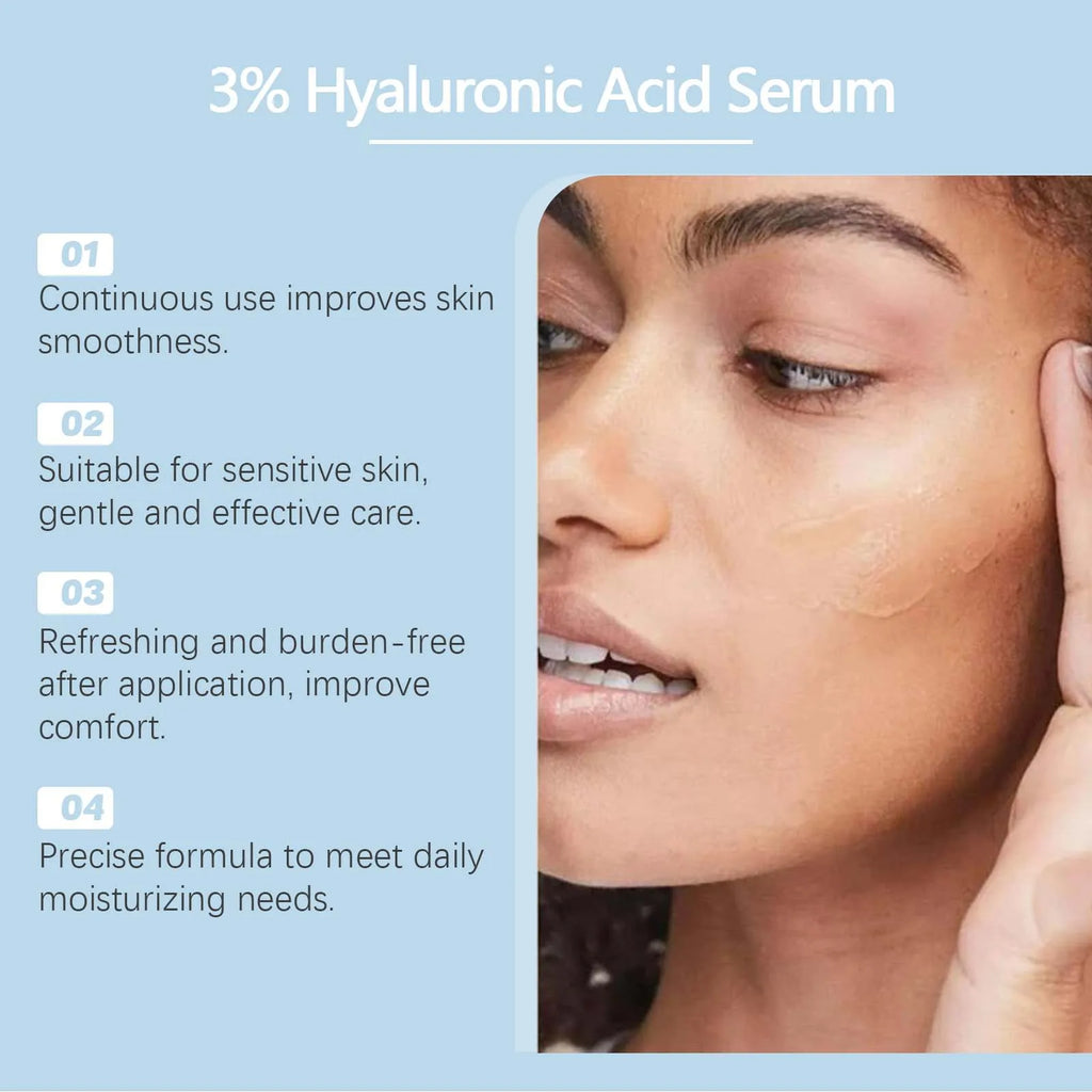 Hyaluronic Acid Serum – Hydrating, Brightening & Pore-Minimizing Facial Serum Qme