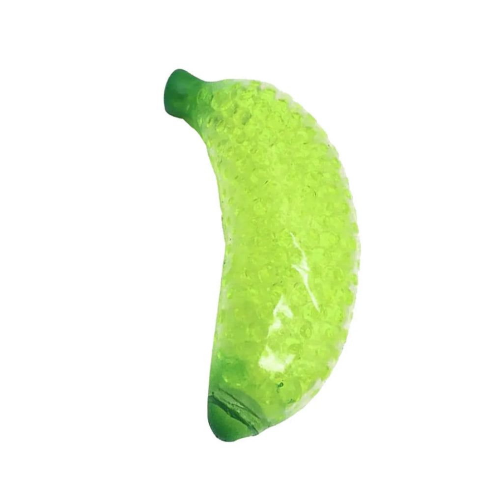Squeezable Fruit Stress Toy – Banana & Pineapple Squishy Set Squishy Fidget Toy Qme B One Size