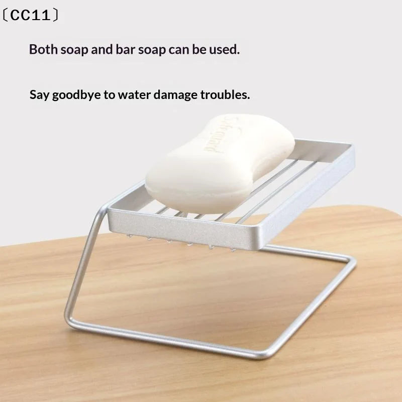 Self Draining Stainless Steel Soap Dish & Bar Holder Soap Dish Holder Qme
