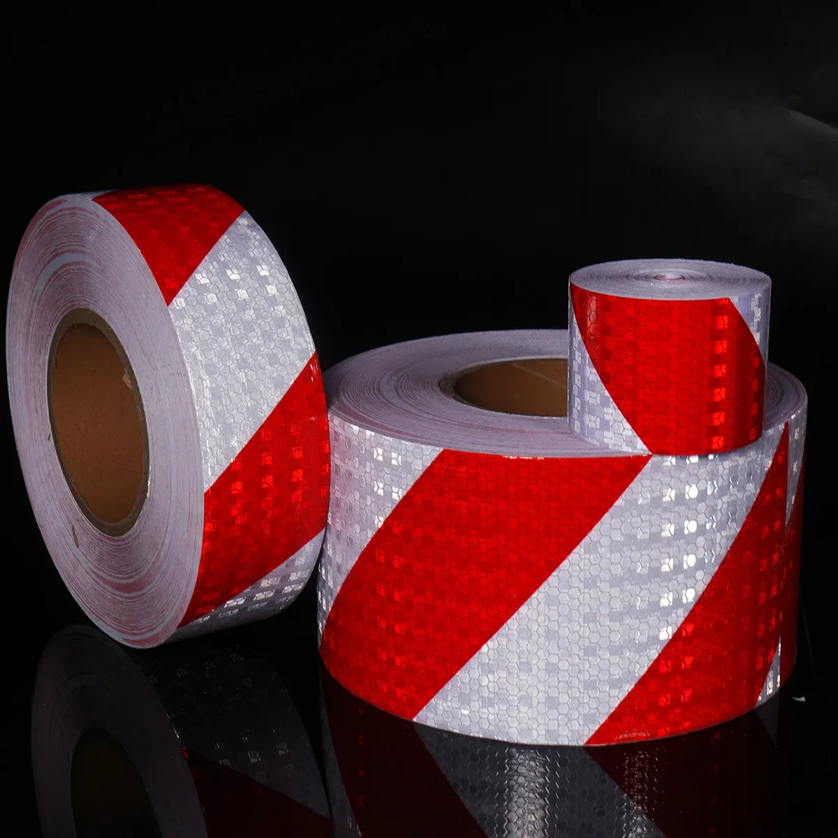 Reflective Safety Warning Tape – Self-Adhesive PVC Twill Reflective Safety Tape Qme