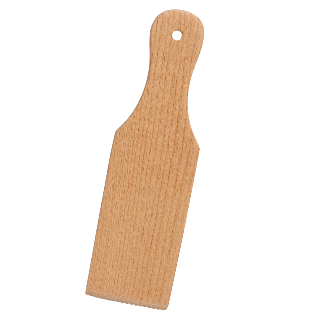 Beech Wood Gnocchi Board & Roller – Natural, Lightweight Pasta Making Tool Qme