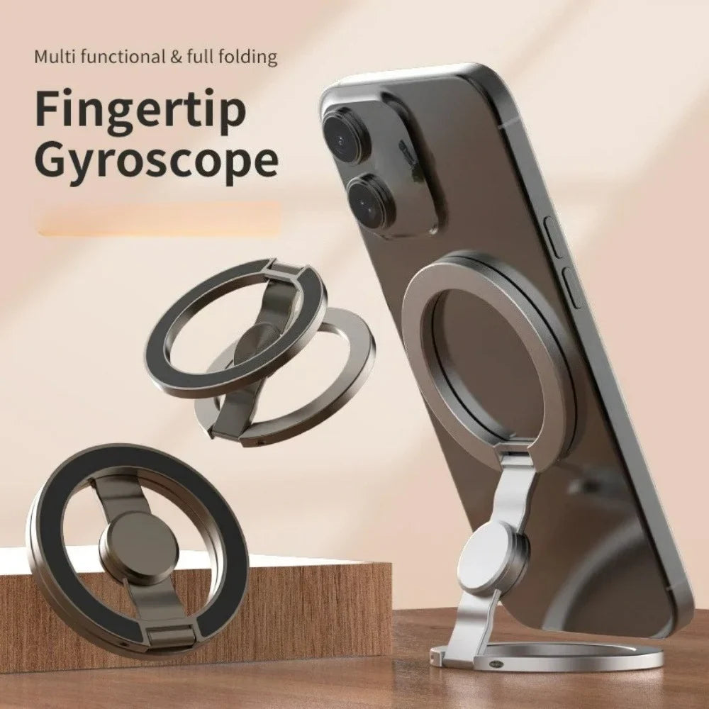Foldable Magnetic Phone Stand Holder – iPhone 17 16 15 14 13 Magnetic Phone Stand Qme