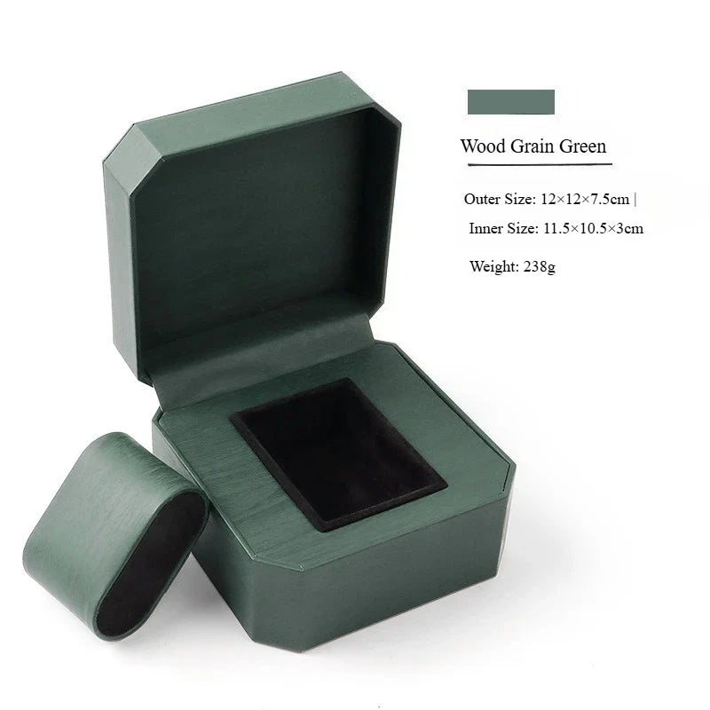 Octagonal PU Leather Watch Box | 2-Piece Portable Storage Case Watch Storage Case Qme