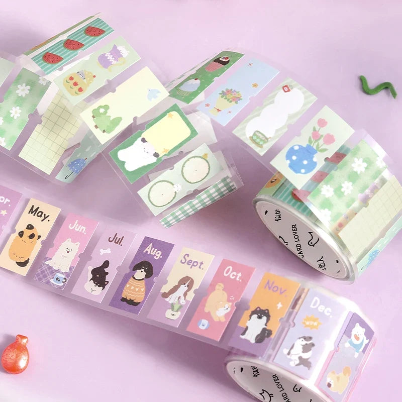 Die-Cut Decorative Masking Tape | Journaling & Scrapbooking Decorative Craft Tape Qme