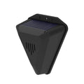 Solar Bird Repeller Outdoor – 13 Sound Modes, Waterproof Solar Animal Repeller Qme Black
