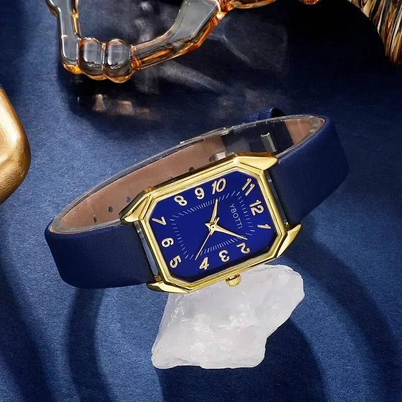 Luxury Square Women's Quartz Wristwatch | 3 Colors Ladies Quartz Watch Qme