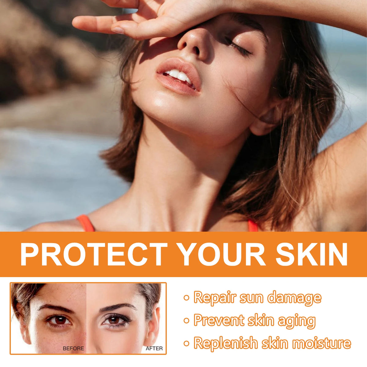 Facial Sunscreen Lotion – UV Protection, Moisturizing & Anti-Wrinkle Facial Sunscreen Lotion Qst