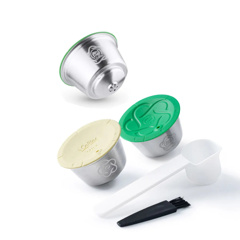 Reusable Stainless Steel Coffee Capsules for Dolce Gusto Reusable Coffee Capsules Qst 2coffee G 1MILK