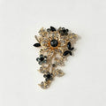 Crystal Tulip Brooch – Pearl Rhinestone Flower Pin for Women Brooch & Lapel Pin Qme style 4