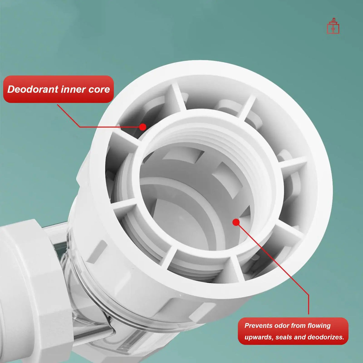 Telescoping Drain Pipe Hose – Anti-Odor Bathroom Sink Outlet Drain Pipe Hose Qme