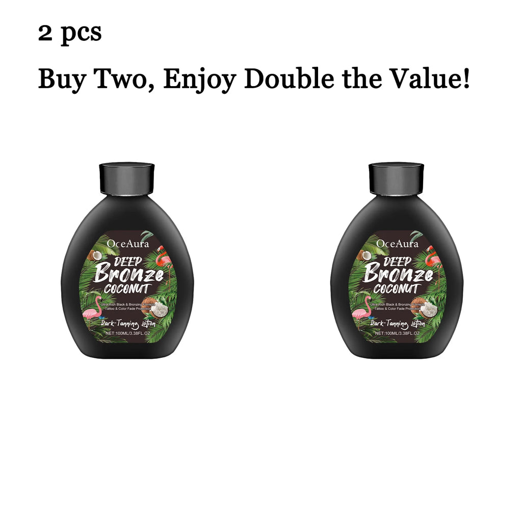 OceAura 100ml Self Tanning Lotion – Sunless Bronzer Cream Self Tanning Lotion Qst 2 pcs