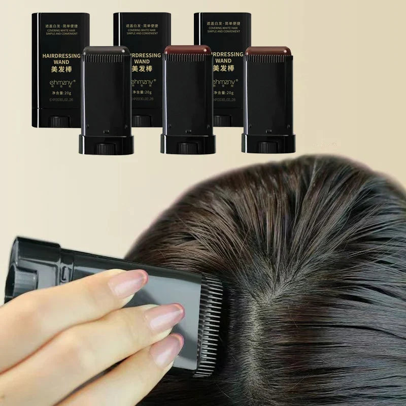 Temporary Hair Touch-Up Coverage Stick Pen | 3 Colors – Qme Temporary Hair Color Stick Qme