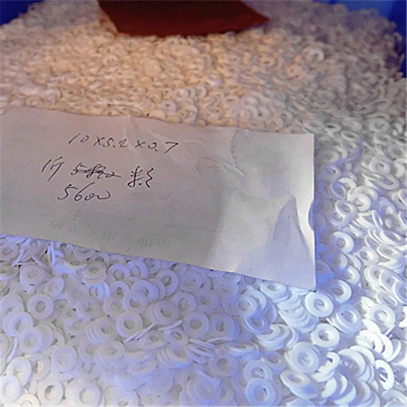50pcs PTFE Folding Knife Pivot Gaskets – Custom Shaft Washers Knife Pivot Washer Qst