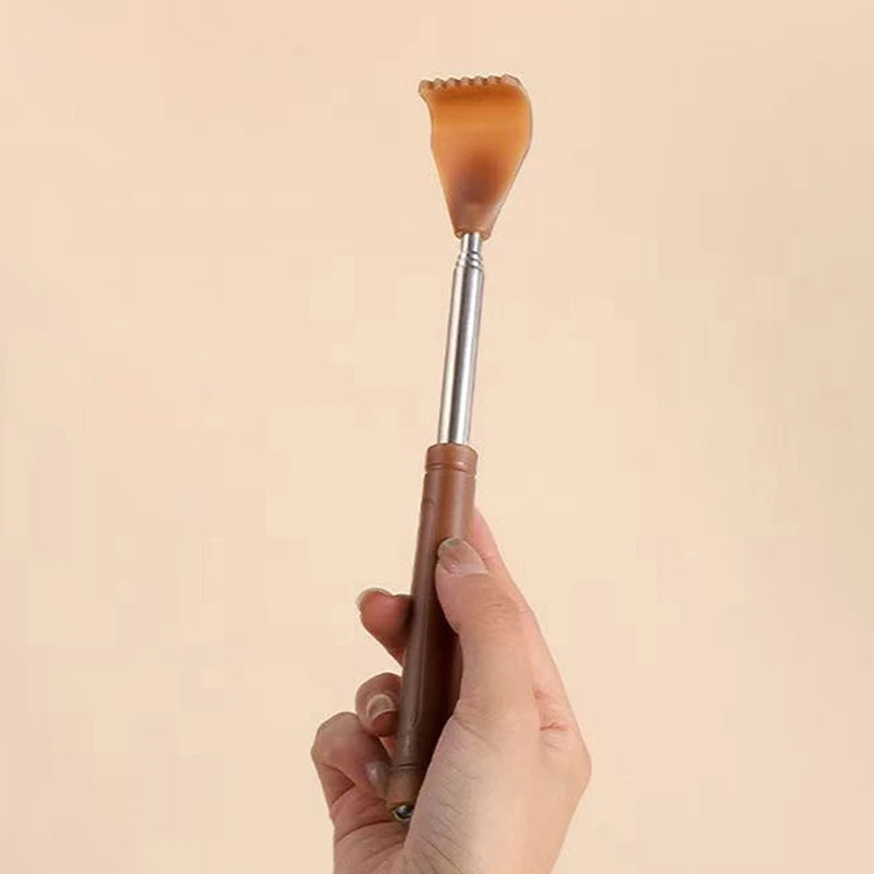 Telescopic Back Scratcher – Extendable Stainless Steel Claw Back Scratcher Qst