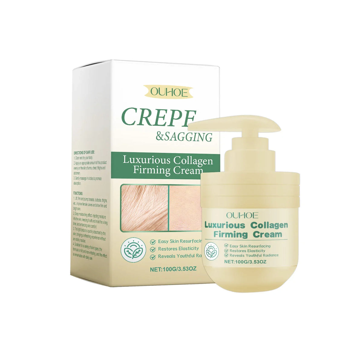 Collagen Firming Body Cream – Lifting, Smoothing & Brightening Firming Body Cream Qme 100g Boxed