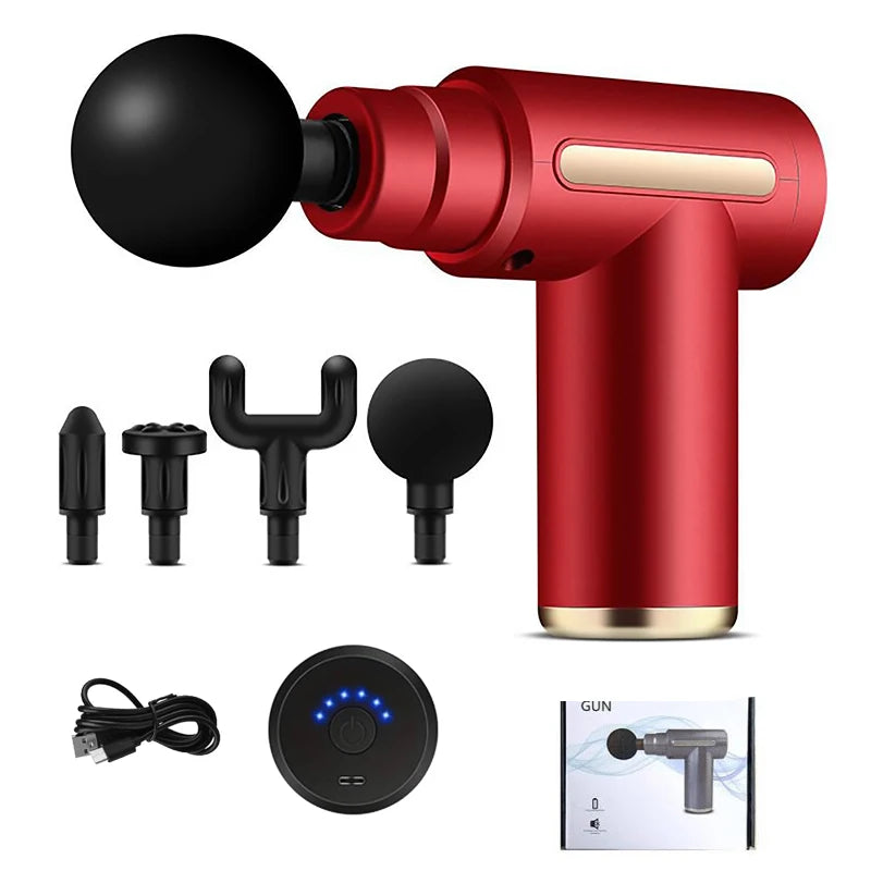 Windaily Mini Fascia Gun – Portable Percussion Massager Percussion Massager Qst Red