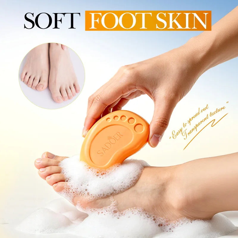 Turmeric Foot Soap – Exfoliating, Brightening & Smoothing Bar Exfoliating Foot Soap Qme