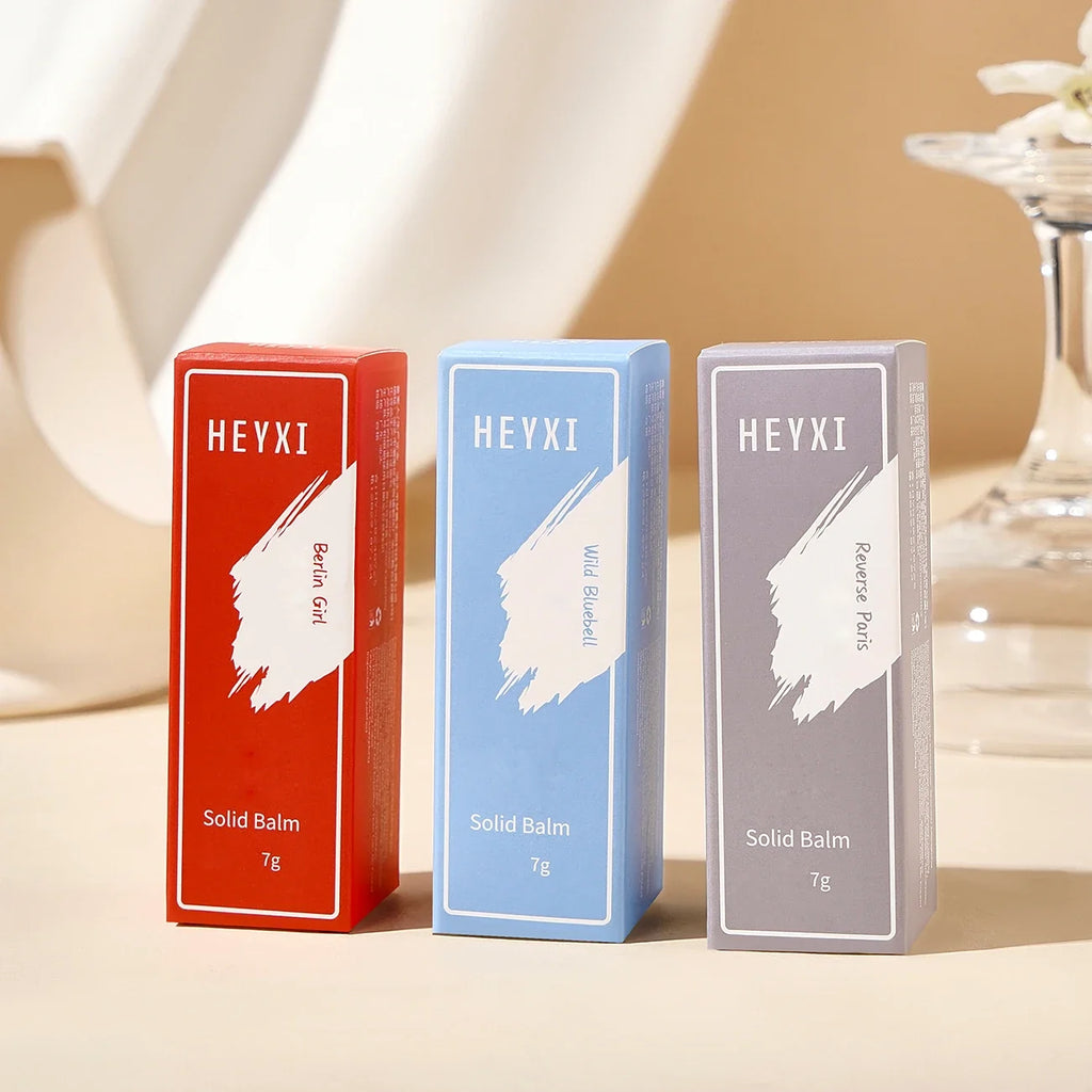 Solid Perfume Balm Set of 3 | Long-Lasting Portable Fragrance Solid Perfume Balm Qme