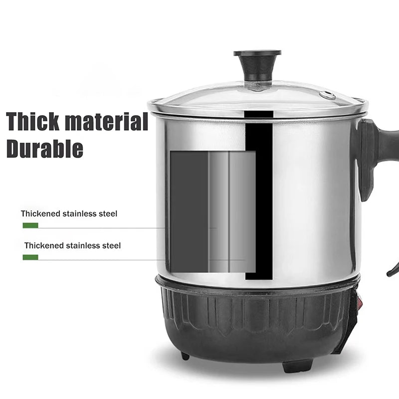 Mini Portable Electric Heating Cup Kettle – Anti-Dry-Boil Electric Travel Kettle Qst